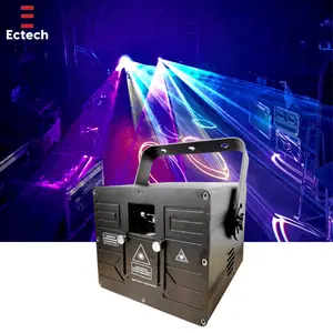 Stage Party Sound Activated 3W Full Color Laser Show Event Laser Effects Dj Rgb Stage Light for Night Club