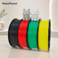 Filaments PLA pour imprimante 3D MakePlanet de haute qualité, bobine de 1 kg, impression facile, 1,75 mm, 190-220°C, pour imprimantes 3D FDM