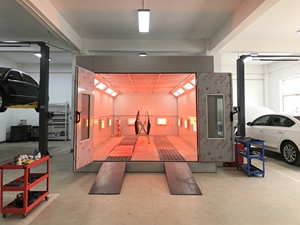 Cabine de <span class=keywords><strong>peinture</strong></span> automobile fixe 20 kW à double alimentation (électrique/gaz) avec éclairage LED et four de séchage 80 kW pour le detailing et la <span class=keywords><strong>peinture</strong></span> automobile - Product Image 2