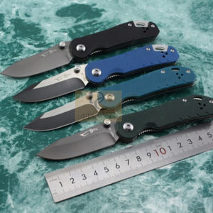 มีดพับพกพา <span class=keywords><strong>LEEN</strong></span> 1201 ราคาประหยัด ใบมีด 440C ผิวซาติน ด้ามจับ G10 พร้อมคลิป สำหรับกิจกรรมกลางแจ้ง ตั้งแคมป์ และใช้งานทั่วไป - Product Image 3