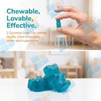 Gummies pour la croissance des enfants sous marque privée, 60 unités, développement osseux, calcium, vitamine D3, vente en gros, emballage personnalisé