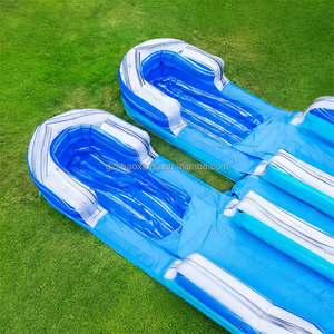 Tobogán Inflable Comercial Grande para Exteriores, Tobogán Acuático Doble con Piscina para Niños y Adultos, Tobogán Acuático Inflable con Soplador - Product Image 5
