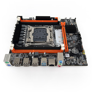 X99H Motherboard komputer Desktop Lga2011 V3 E5 CPU DDR3 mendukung ECC Reg memori USB3.0 STA3.0 M.2 NVME