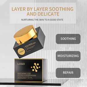 Crème pour le visage anti-rides hydratante à l'acide hyaluronique blanchissante éclaircissante à la vitamine C biologique naturelle en marque privée OEM - Product Image 3