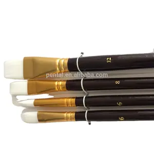 4PCS Assorted Brush Set Synthetic Hair With Wooden Handle High Quality Artist Brush