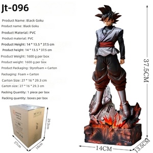 Statue en PVC Jiren, Black Goku, Zamasu Fusionné et Goku Rose - Figurines et objets de collection Anime - Product Image 2