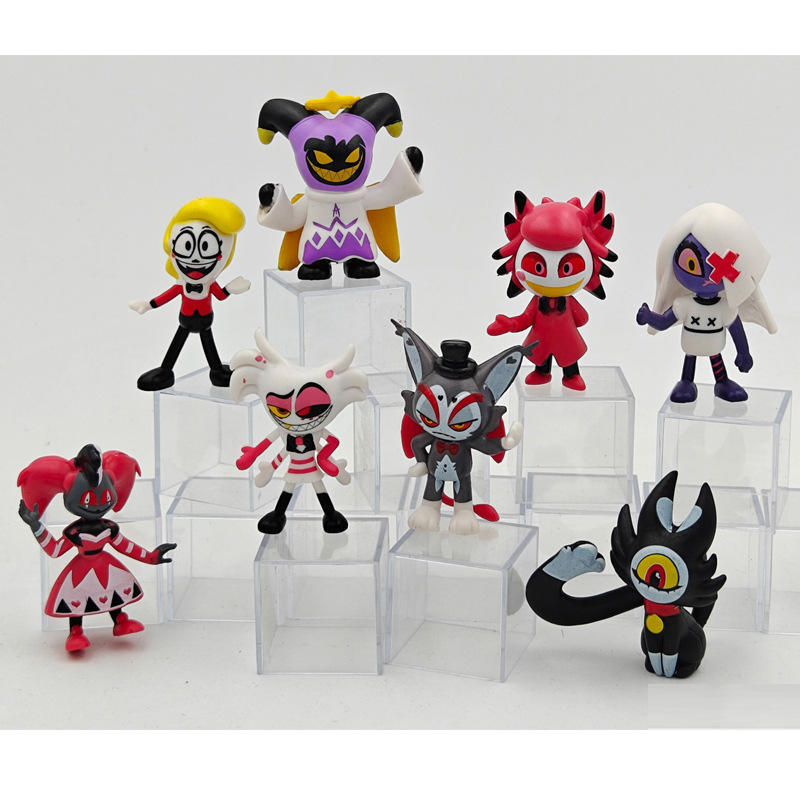 8 Style Hazbin Hotel Anime Action Figure Toy Set - Alastor