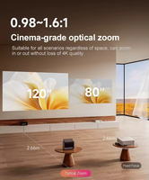 Dangbei S7 Ultra Max 4K projecteur intelligent laser tricolore 5800CVIA Lumens refroidissement liquide délai d'exécution rapide Android 11 Home cinéma 3D
