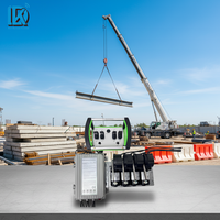 Camion-grue mobile télécommandé 4 joysticks sans fil étanche, grue araignée avec code d'apprentissage, construction métallique