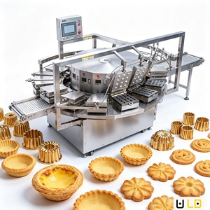 Máquina para hacer tartaletas con borde acanalado, máquina para hacer tartaletas cuadradas con cavidades profundas, equipo para formar conchas de pastelerí<span class=keywords><strong>a</strong></span>, calentamiento eléctrico 2000W+ - Product Image 5