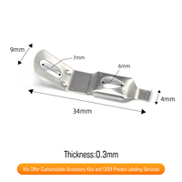 Clips de retenue à ressort en acier argenté de qualité supérieure, quincaillerie de fixation professionnelle pour panneaux arrière de cadres photo, accessoires personnalisés