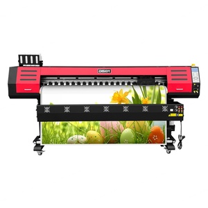 Impresora de Inyección de Tinta XP600 de 6 pies para Lonas Publicitarias Anchas de Cuero y Pancartas Flexibles, Tinta Eco-Solvente, Nueva con 2 Cabezales - Product Image 1