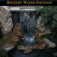 Fuente de Agua Decorativa de Roca Artificial Personalizada de Fábrica para Patio, Plaza, Atracción Turística