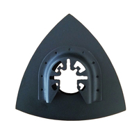 Support de ponçage triangulaire pour outil oscillant multifonction, fixation rapide auto-agrippante