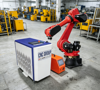 Bras robotisé avec système de soudage intelligent, solution d'automatisation de soudage robotique industrielle articulée à 6 axes