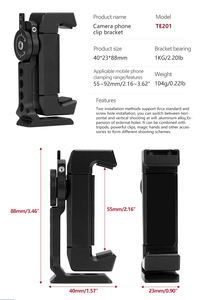 Bras magique à friction articulé de 22 pouces avec pince pour POV Shot, Light, Webcam, Mic, Action Camera, pour créateurs de contenu - Product Image 6