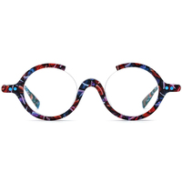 Monture de lunettes en acétate Borregls pour femmes, de marque, de haute qualité, style rétro vintage, lunettes optiques pour homme 19191