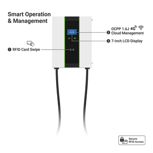 Station de recharge rapide pour véhicules électriques CE 40KW 60KW DC, chargeur EV rapide, étanche IP54, haute efficacité pour voitures électriques, usage commercial et domestique - Product Image 4