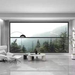 Kim loại sơn tĩnh điện nhôm hồ sơ hiện đại gấp kính thông minh cửa sổ mái trượt thiết kế mở hiên - Product Image 1