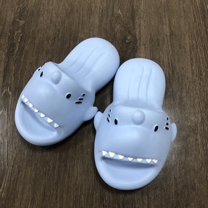 <strong>Shark</strong> Slippers Kids EVA Parent-child Shoes Cartoon Non-slip Soft Soles Creative <strong>Slides</strong> - Product Image 5