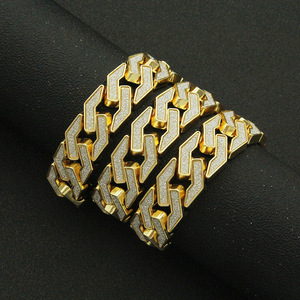 Nuevo Collar de Cadena Cubana con Diseño Simple y Exquisito, Estilo Hiphop, Chapado en Oro, para Hombre, Joyería de Moda - Product Image 1