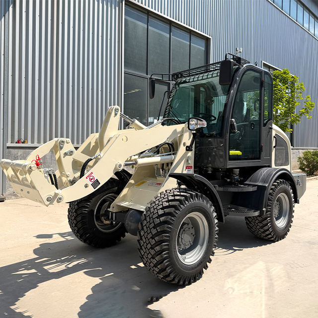 1.5 Ton Wheel Loader Articulated Front End Loader with Luxury Cabin for Heavy Duty Construction Use