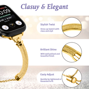 2024สายรัดข้อมืออัจฉริยะสายรัดอัลลอยขนาด38มม. 40มม. 42มม. <span class=keywords><strong>รุ่น</strong></span><span class=keywords><strong>ล่าสุด</strong></span> - Product Image 6