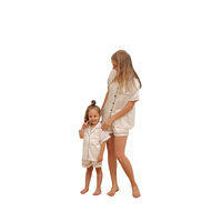 FUNG 3034 Vêtements de nuit à la mode Pyjama en satin Ensemble de pyjama Vêtements de nuit en soie pour femme Vêtements de maison