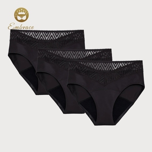 Volwassenen Meisjes Menstruatie Ondergoed Eerste Periode Slipje Absorberend Lekvrij Zacht Comfortabel Menstruatie Ondergoed Voor Tieners - Product Image 6