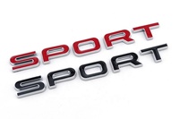Kits de carrosserie en plastique ABS, lettres sport chromées personnalisées, emblèmes de voiture, autocollants de logo compatibles avec Range Rover