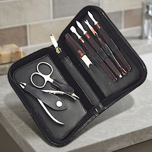 ASAP Professional Stainless Steel Nail <b>Kit</b> 5-in-1 Nail Clipper Portable Classic <b>Manicure</b> Pedicure Set Gift Box for Adult Nails - Product Image 4