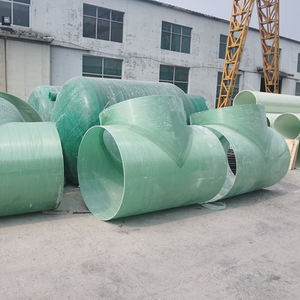 Raccord en T en PRV (Plastique Renforcé de Fibres) haute résistance résistant aux acides et aux alcalis, avec options de soudage et de pliage, pour la branche des pipelines de l'industrie chimique - Product Image 4