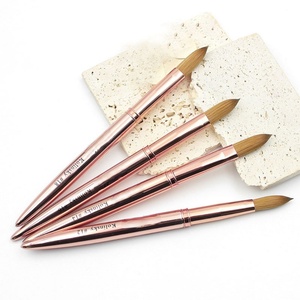American Professional Large Kolinsky <b>Brush</b> for Acrylic Nails # 14 Factory Customization Wholesale Nail Art <b>Brush</b> Acrylic Powder - Product Image 6