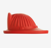 Ballon anti-stress en forme de casque de pompier avec logo personnalisé, jouet à presser promotionnel pour les événements d'entreprise, éducation à la sécurité incendie, cadeau anti-anxiété