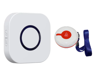 Sistema de Llamadas Inalámbrico DF CT08 Mayseeker para Personas Mayores con Botón de Emergencia y Timbre Personalizable para Uso Doméstico - Product Image 3