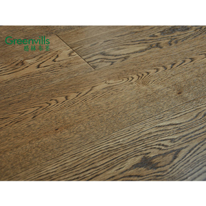 Suelo de madera de ingeniería de 3 capas teñido de color <span class=keywords><strong>Bosco</strong></span>, suministro de fábrica al por mayor, laca UV y cepillado - Product Image 2