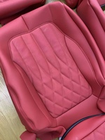 Vente en gros d'usine, housses de siège de haute qualité pour Mercedes-Benz Classe C W204 et W205, remplacement de sièges avec cuir Napa rouge