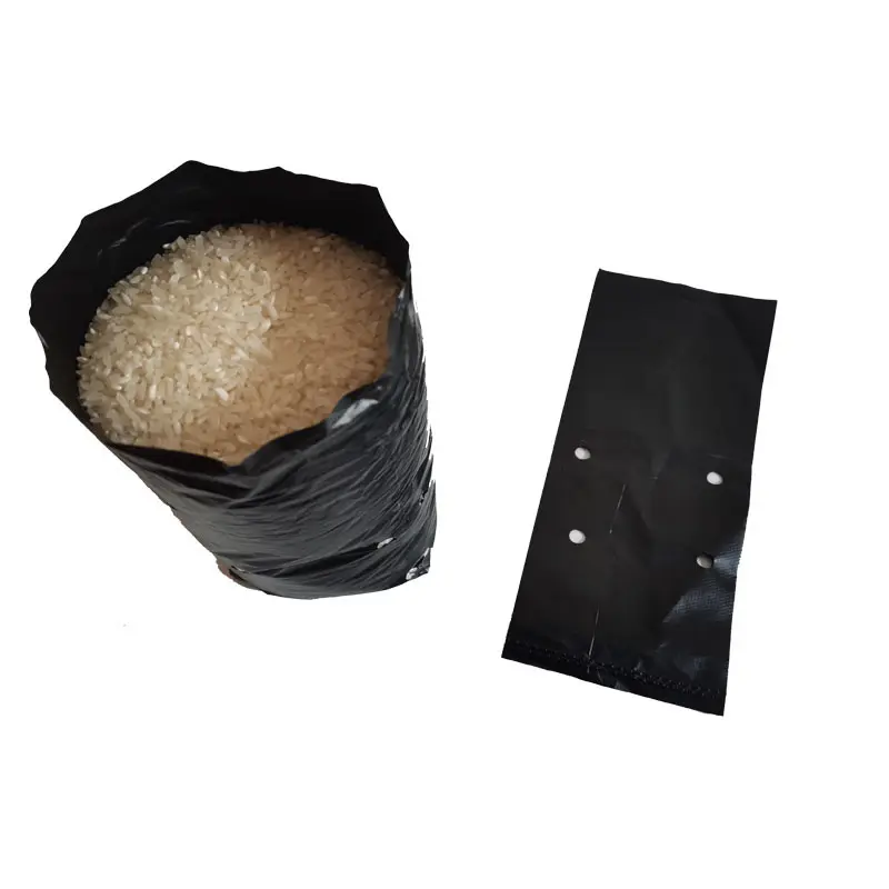 검은 PE 모종 가방 두꺼운 감귤 영양 컵 영양 그릇 모종 컵 심기 가방 필름 비닐 봉투
