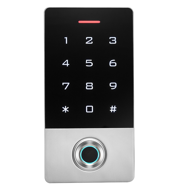 OUTUS Keypad Fingerprint Access Control Controller for Magnetic Lock Sliding Door System with RFID Card Reader Standalone
