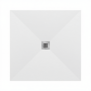 Plato de Ducha Bliss Quadro Line 80x80 cm Gris Claro 7035 - Product Image 2