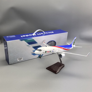 Modelo de Avión de Resina Airbus <span class=keywords><strong>A321</strong></span> Neo con Diseño MEA a Escala 1/100 de 45 cm con Tren de Aterrizaje - Product Image 3