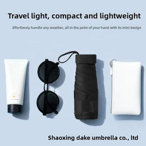 Lightweight Rpet Recycled Parapluie Compact Custom Logo <b>Print</b> Pocket Size Manual Open Use <b>Mini</b> Eco-Friendly Folding Umbrella - Product Image 3