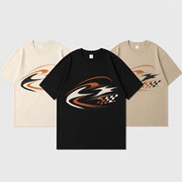 Kaos Pria Oversize Katun 220GSM Custom Sablon Plastisol Streetwear Label Pribadi