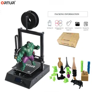 Impresora 3D Hotsale 2019 Ortur Impresora 3D totalmente nueva de fábrica Ortur4 totalmente metálica Impresora 3D de riel de guía