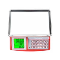 Timbangan bangku Digital 30kg/40kg akurasi tinggi langsung dari pabrik layar LED/LCD 1g bahan ABS dapat disesuaikan