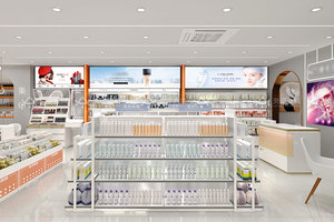 11-YXiS005 Présentoir de Comptoir Cosmétique, Mobilier de Magasin de Maquillage, Conception Économique pour Magasin de Cosmétiques et Aménagement de Boutique de Détail - Product Image 3