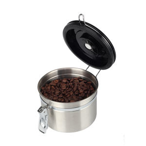 Stainless Steel Coffee <b>Storage</b> <b>Container</b>, <b>Kitchen</b> <b>Storage</b> <b>Container</b> with Date Tracker for Beans, Ground, Tea - Product Image 4