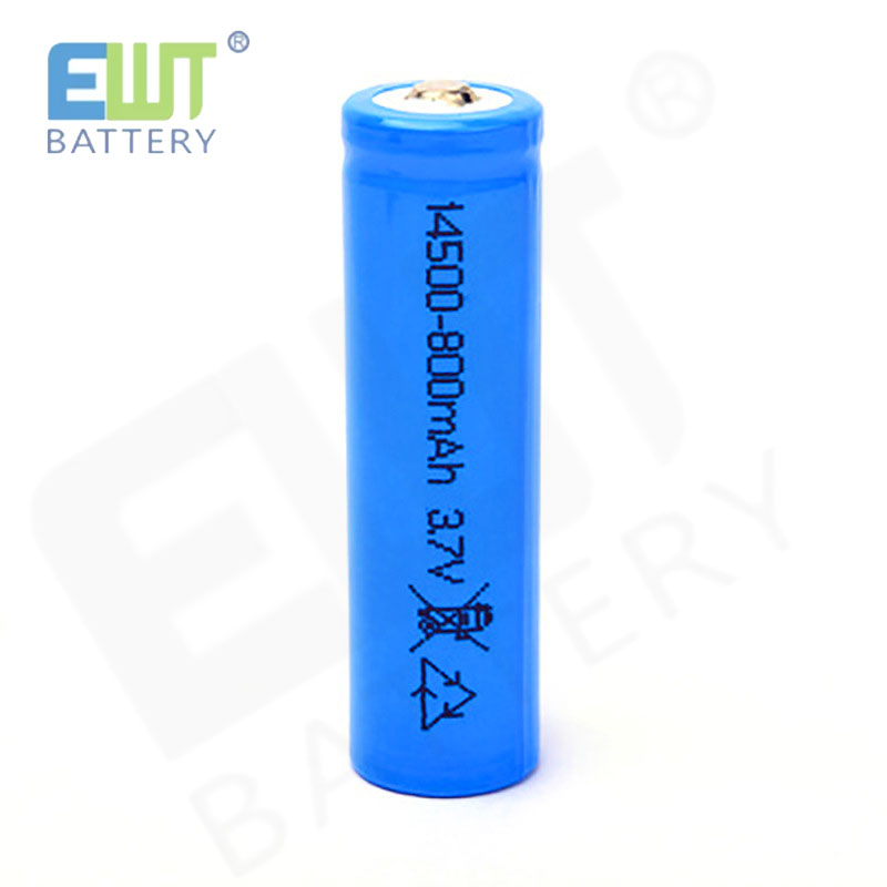 Li-ion 14500 Cylindrical Rechargeable Cell - 3.7V 700mah