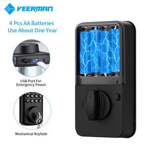 Standard American Type <strong>Keypad</strong> <strong>Lock</strong> <strong>Password</strong> Key Tuya Smart Digital Deadbolt Door <strong>Lock</strong> Electronic Door <strong>Lock</strong> - Product Image 4