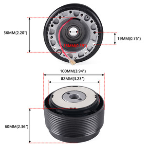 อะแดปเตอร์ฐานพวงมาลัย R2 100 มม. PCD 6 รู อลูมิเนียมอัลลอย สำหรับมาสด้า รีเทฟิต อัพเกรด - Product Image 2